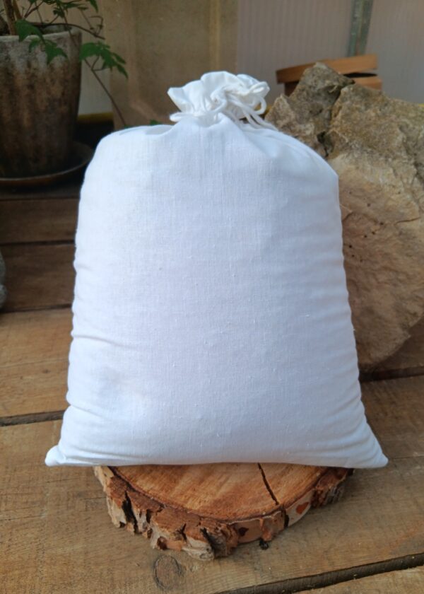 Gros sachet de lavande bio 850 gr blanc.