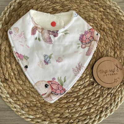 Bavoir bandana - TORTUES