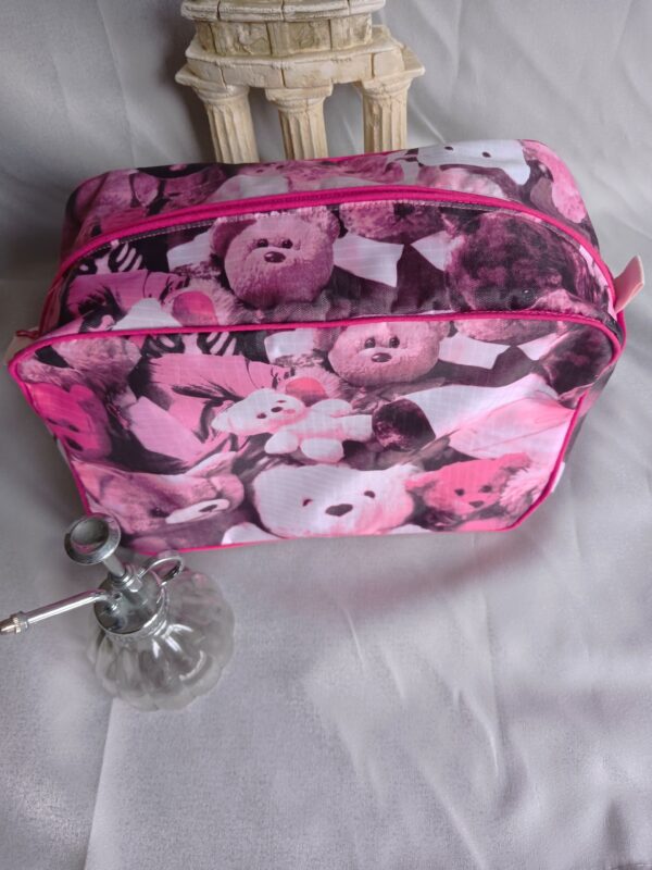 trousse de toilette ourson rose – Image 2