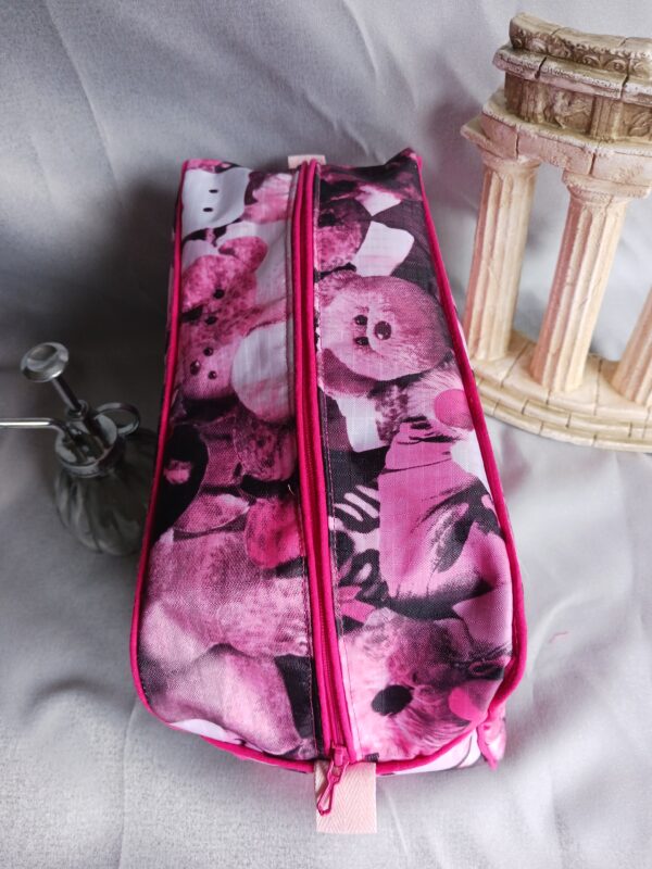 trousse de toilette ourson rose – Image 3