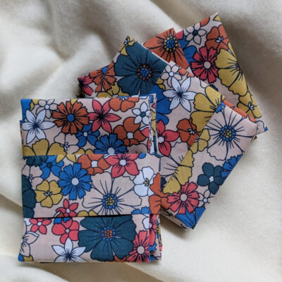 Lot de 2 mouchoirs lavables