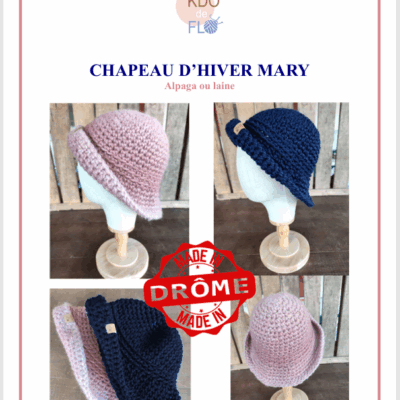 Tuto Crochet pour réaliser le Chapeau d'hiver Mary