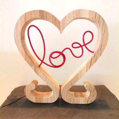 Coeur déco bois de Chêne