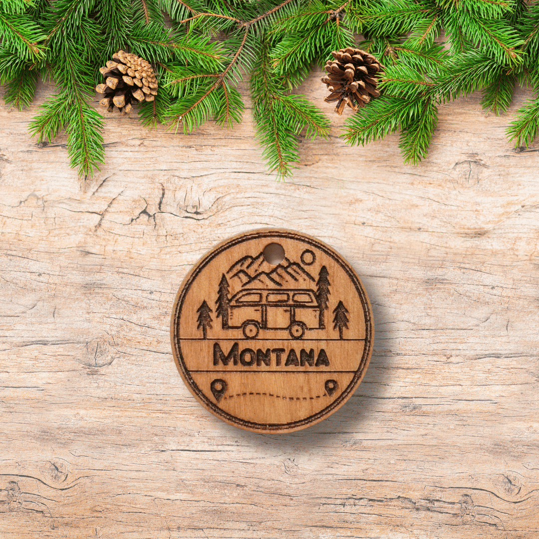 Médaille en bois roadtrip