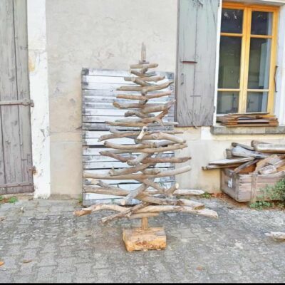 SAPIN DE NOEL EN BOIS FLOTTE 1M70