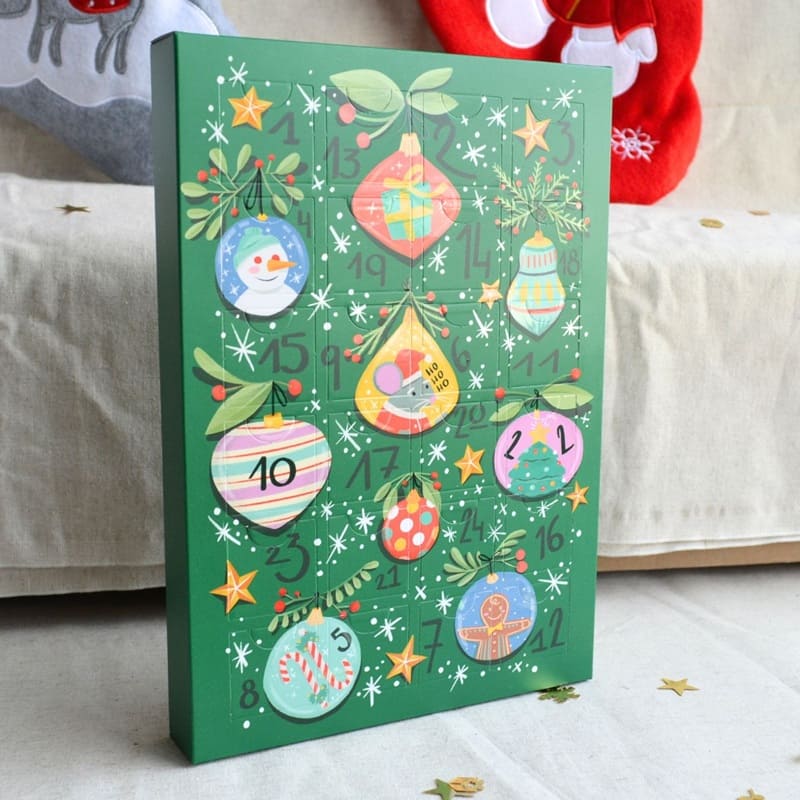 calendrier avent chien vert