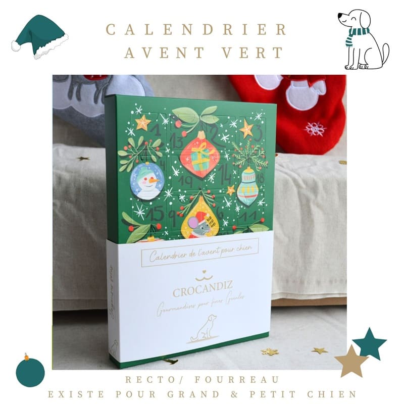 Calendrier avent chien " vert " – Image 2