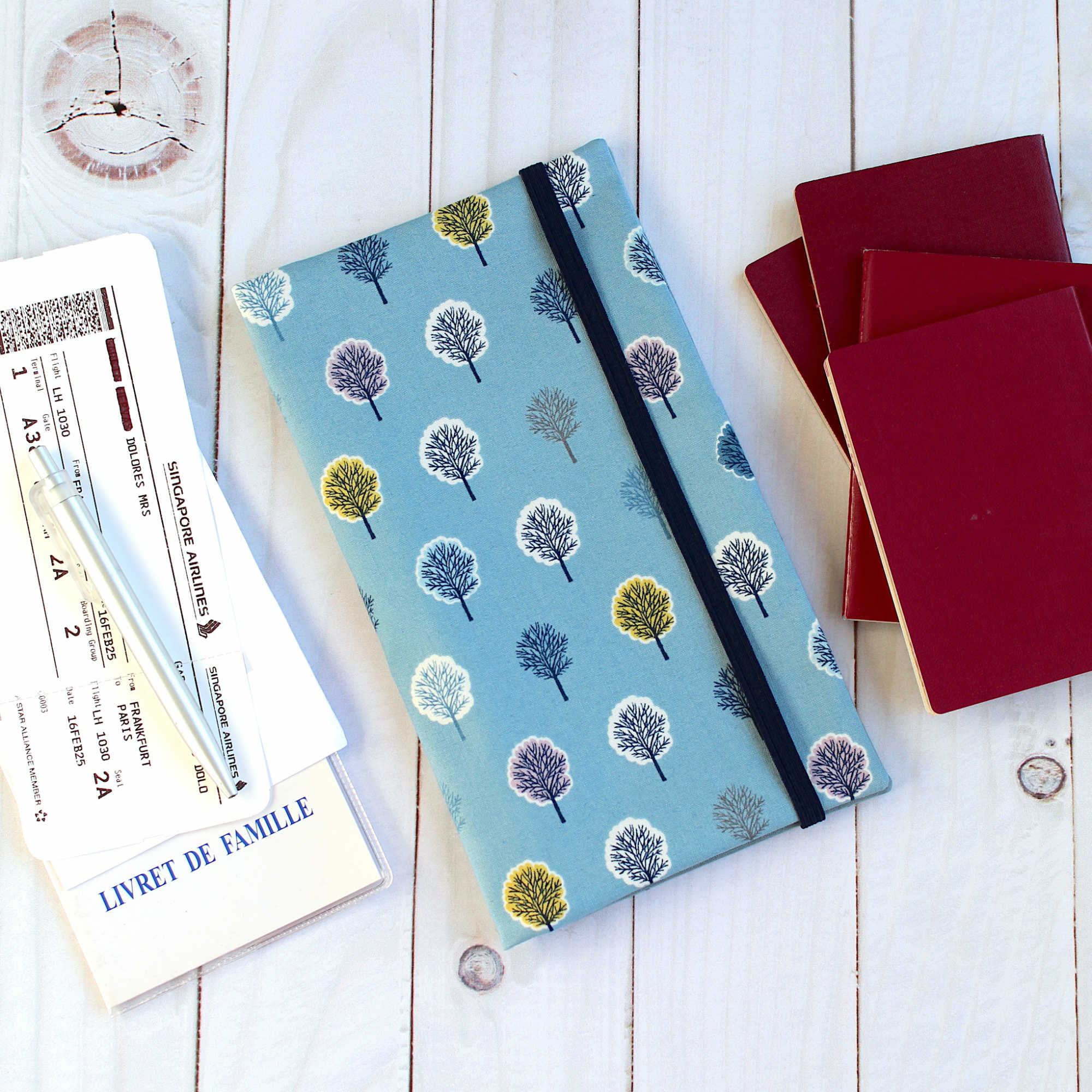 Pochette Passeport Voyage Famille – Organisateur De Documents Imperméable | Plusieurs Compartiments Pour Cartes, Billets, Argent