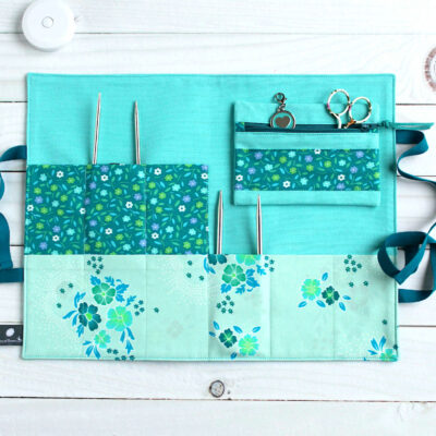 pochette tricot aiguilles circulaires