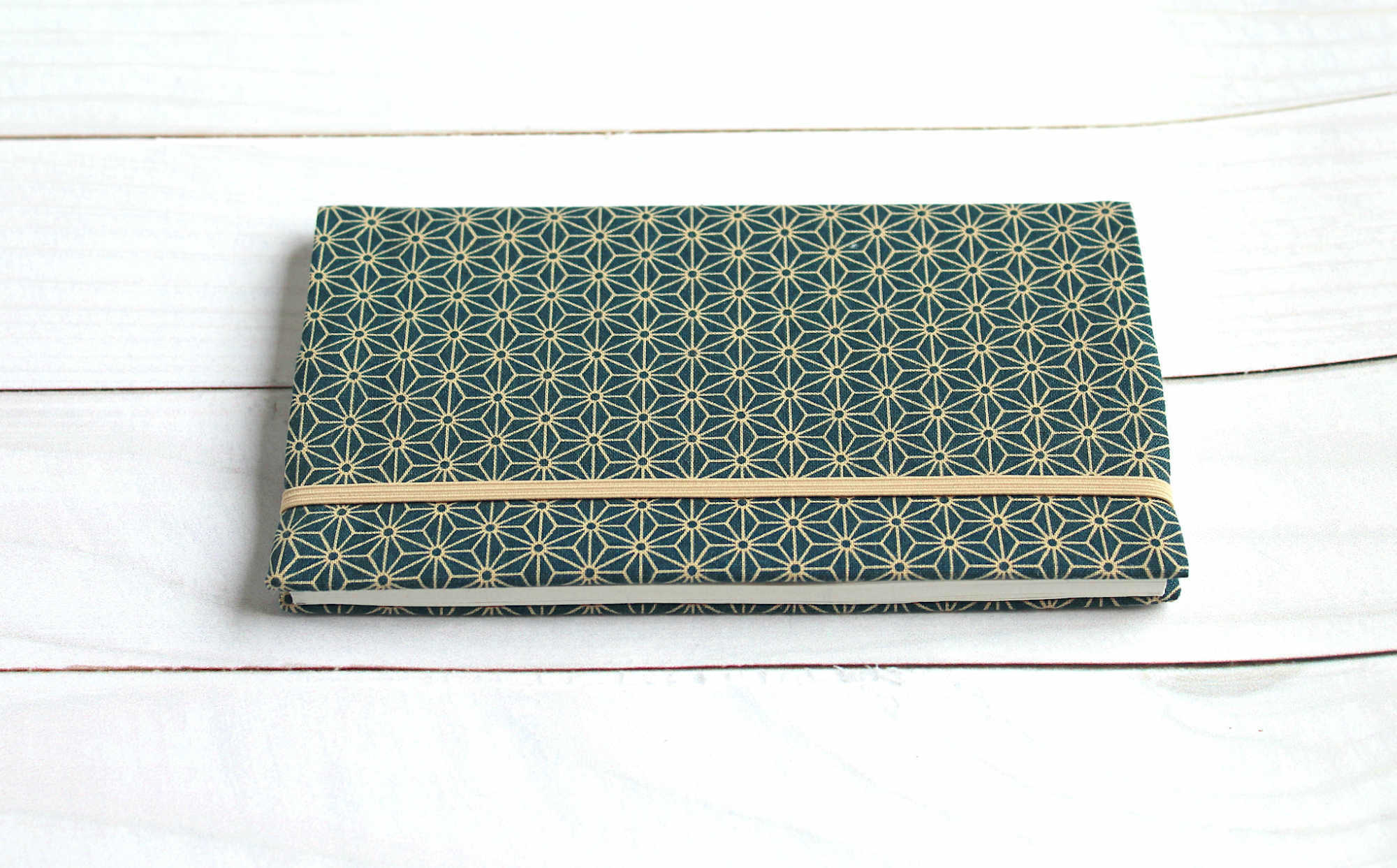 Porte chéquier tissu japonais, protège chéquier talon haut, étui chéquier portefeuille – Image 2