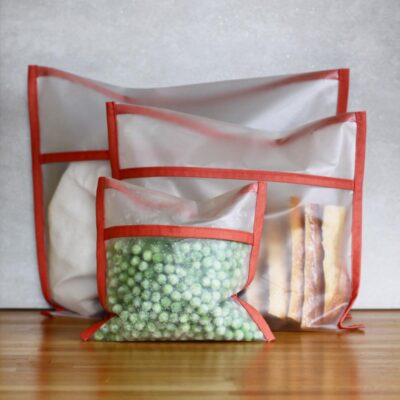 Lot de 3 sacs de congélation réutilisables
