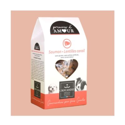 Sachet biscuits au saumon