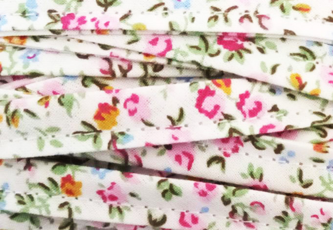 Paire de lacets en tissu - ROSES - Lacets femme - Lacets en coton fleuri