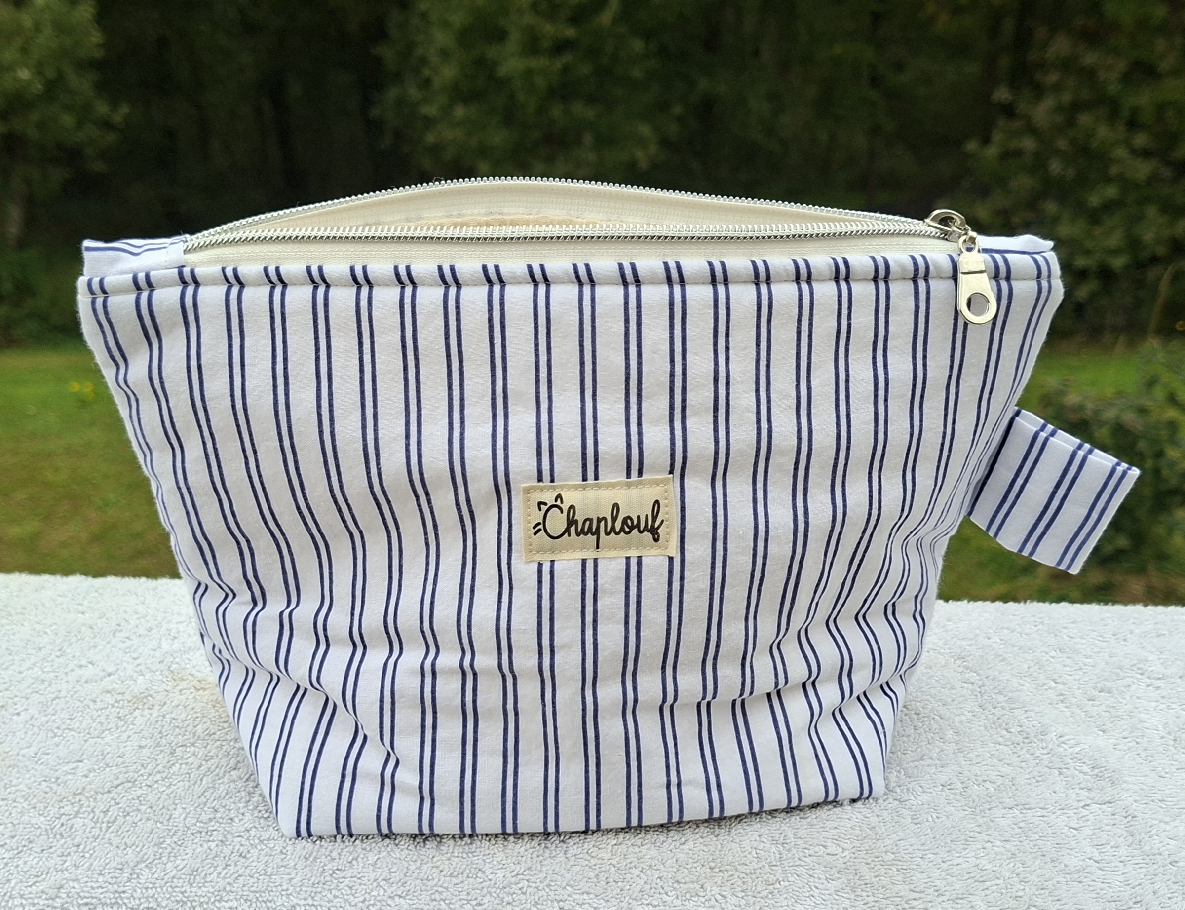 Trousse de toilette "Marinière" UPCYCLING – Image 3