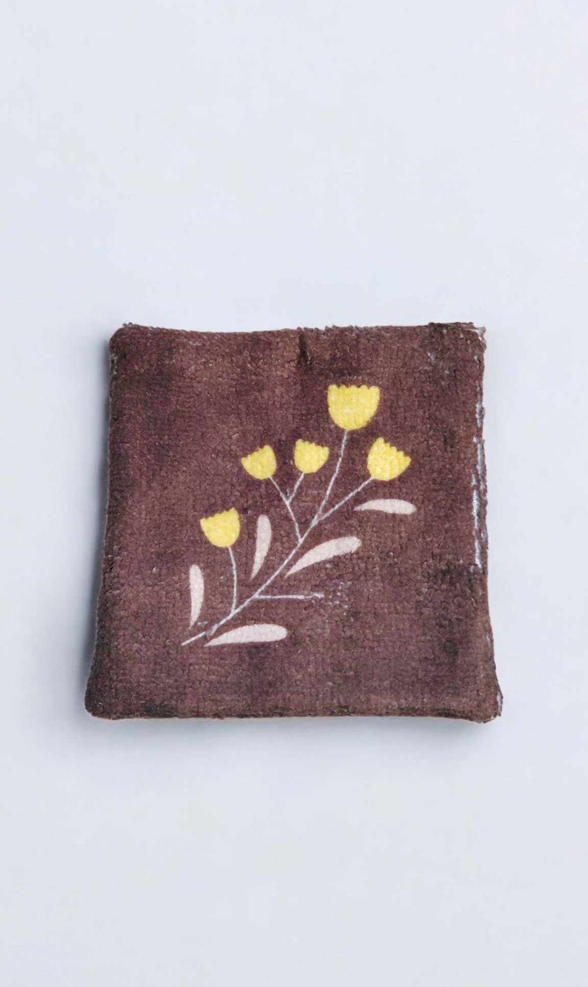 Lot de 4 lingettes lavables motif renard – double face en éponge de bambou certifiée Oeko-Tex® – Fait main – Image 4