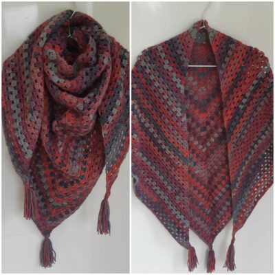 Châle douillet au crochet