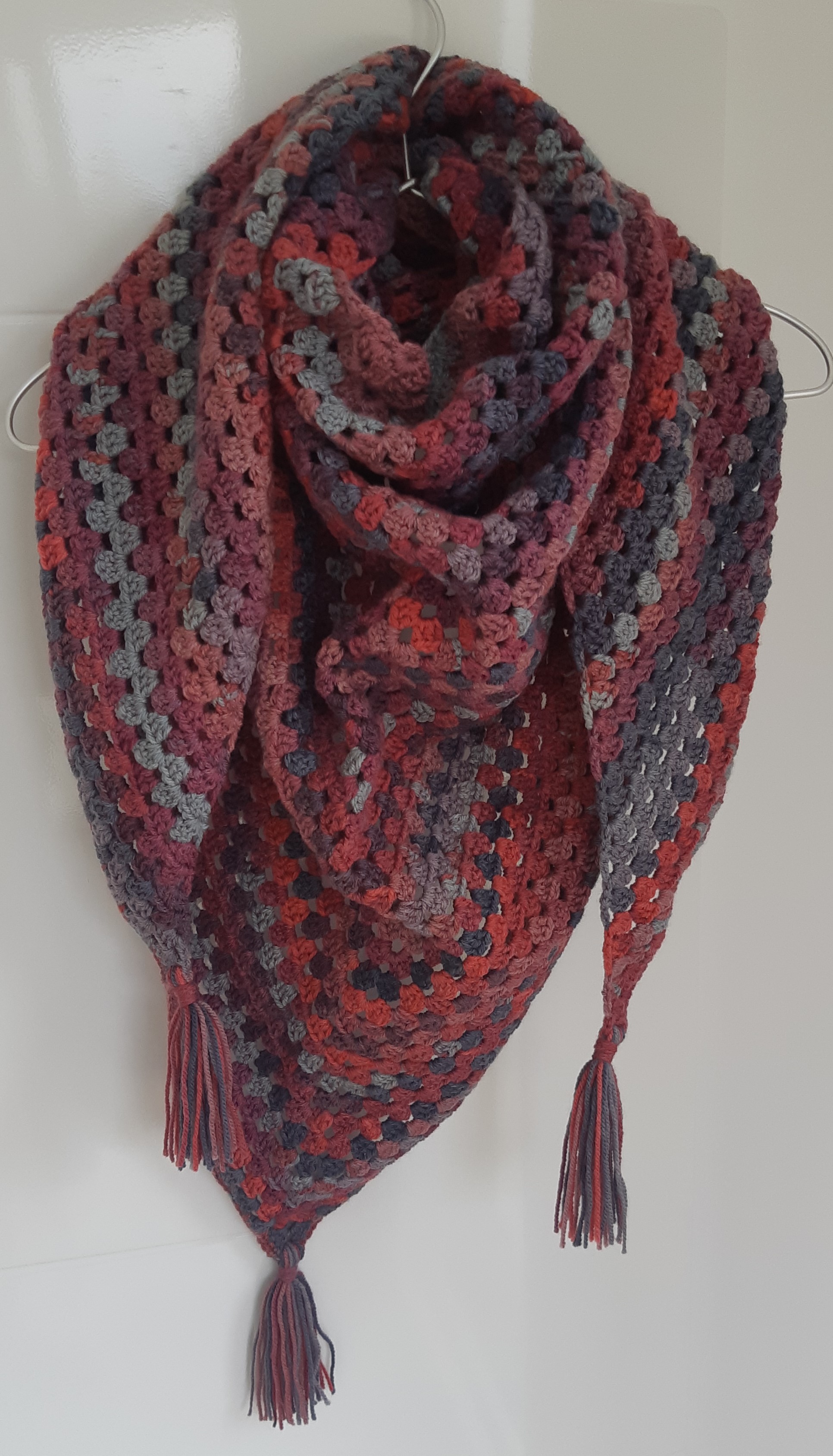 Châle douillet fait main au crochet – Image 2