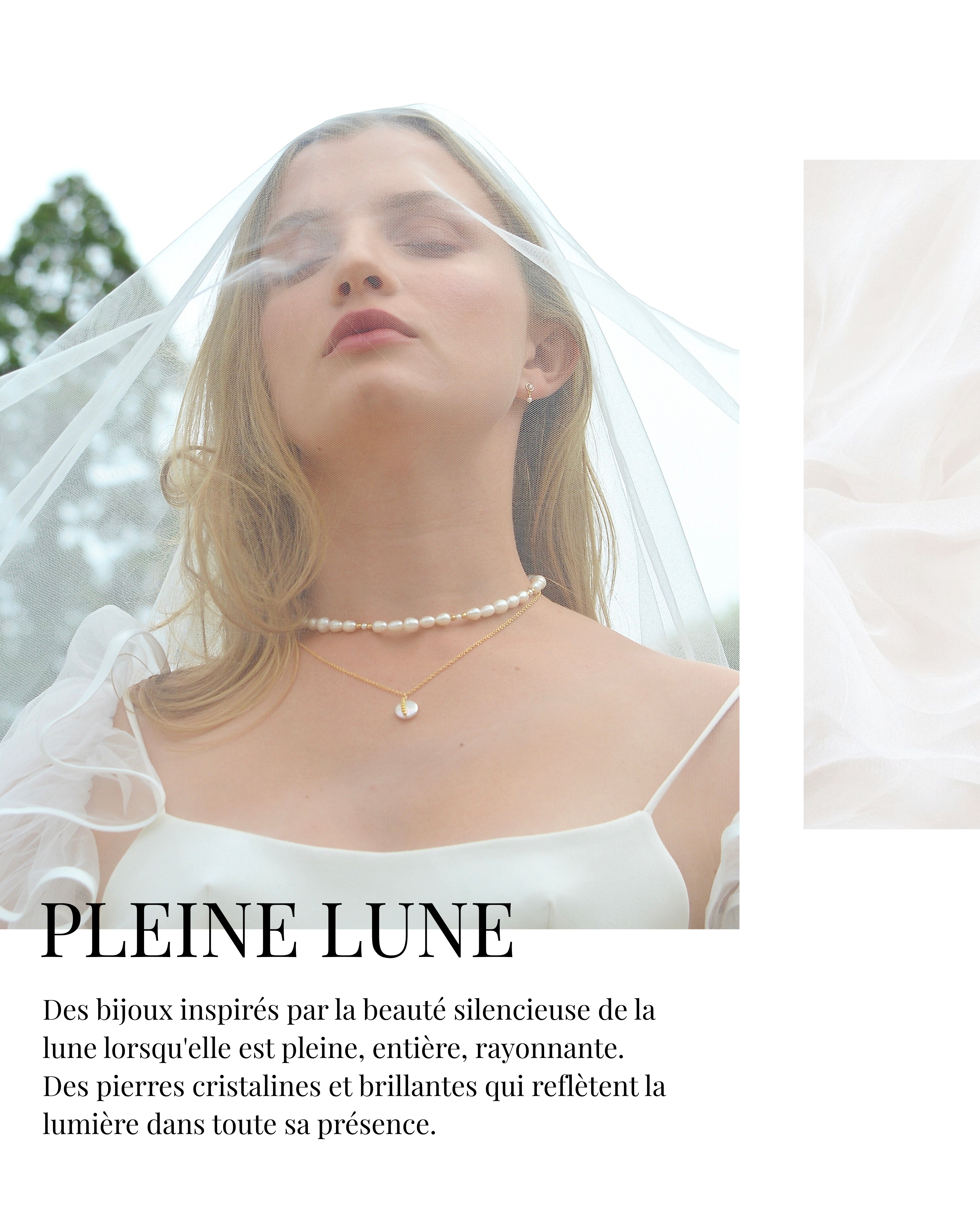 Créoles en or laminé et zircon naturel - Boucles d'oreilles femme – Image 3