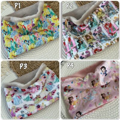 Tour de cou fille princesses Disney en polaire tout doux et chaud - Ateliersdisa