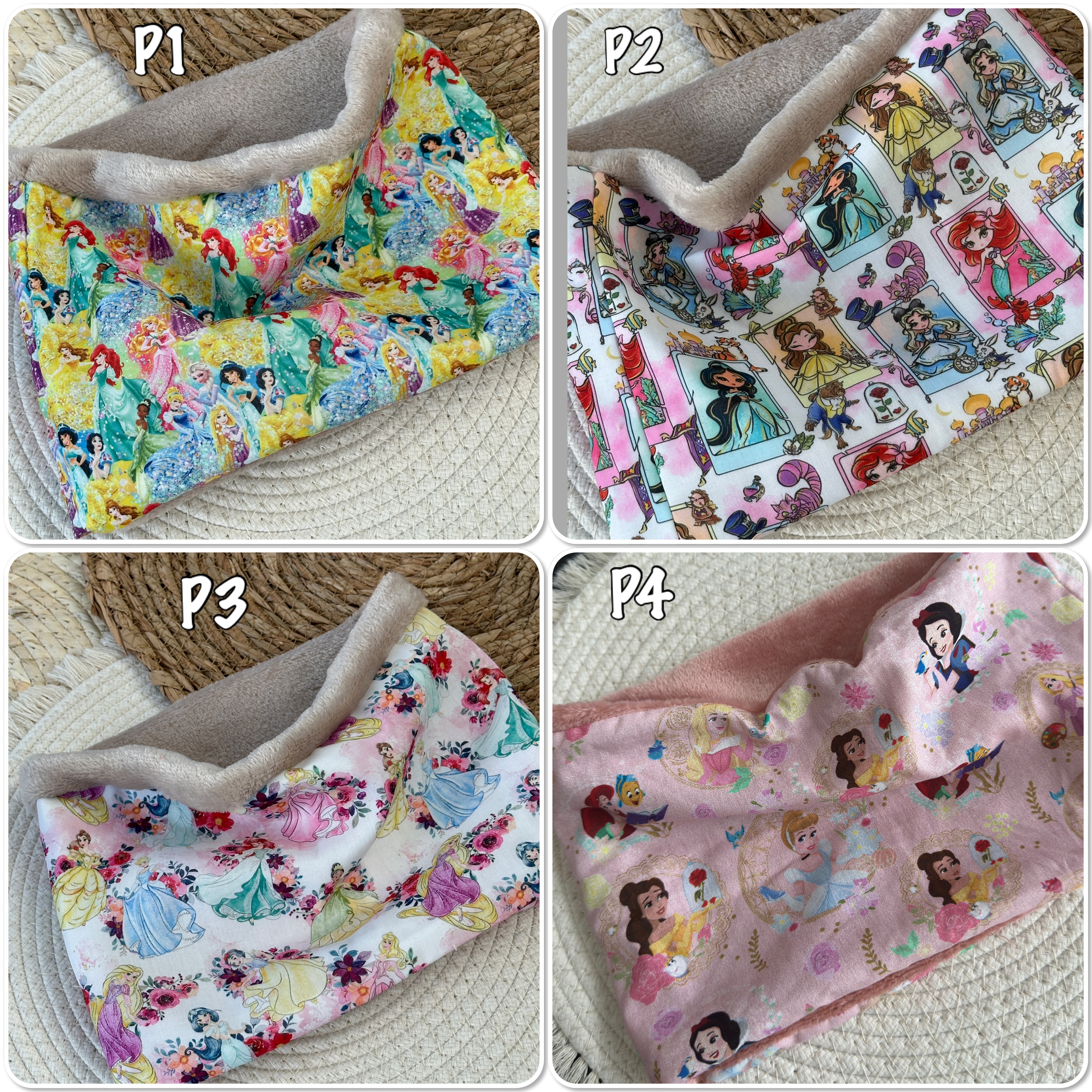 Snood fille princesses Disney en polaire tout doux et chaud - Ateliersdisa – Image 5