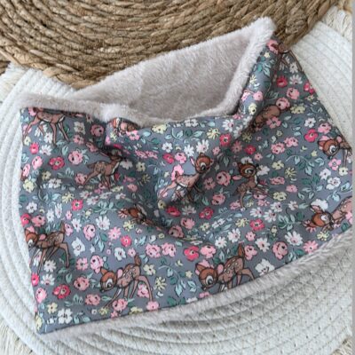 Snood fille Bambi Disney en polaire - Ateliersdisa