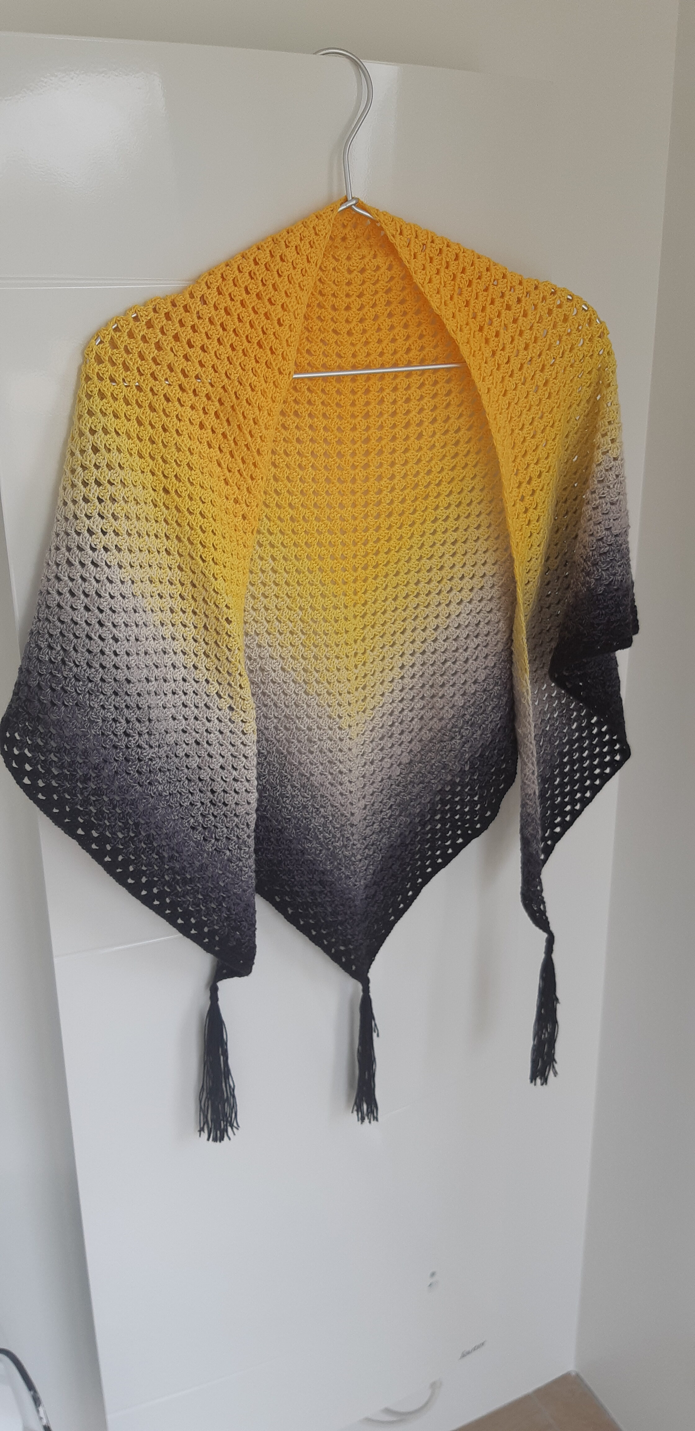 Châle / Chèche fait main au crochet – Image 3