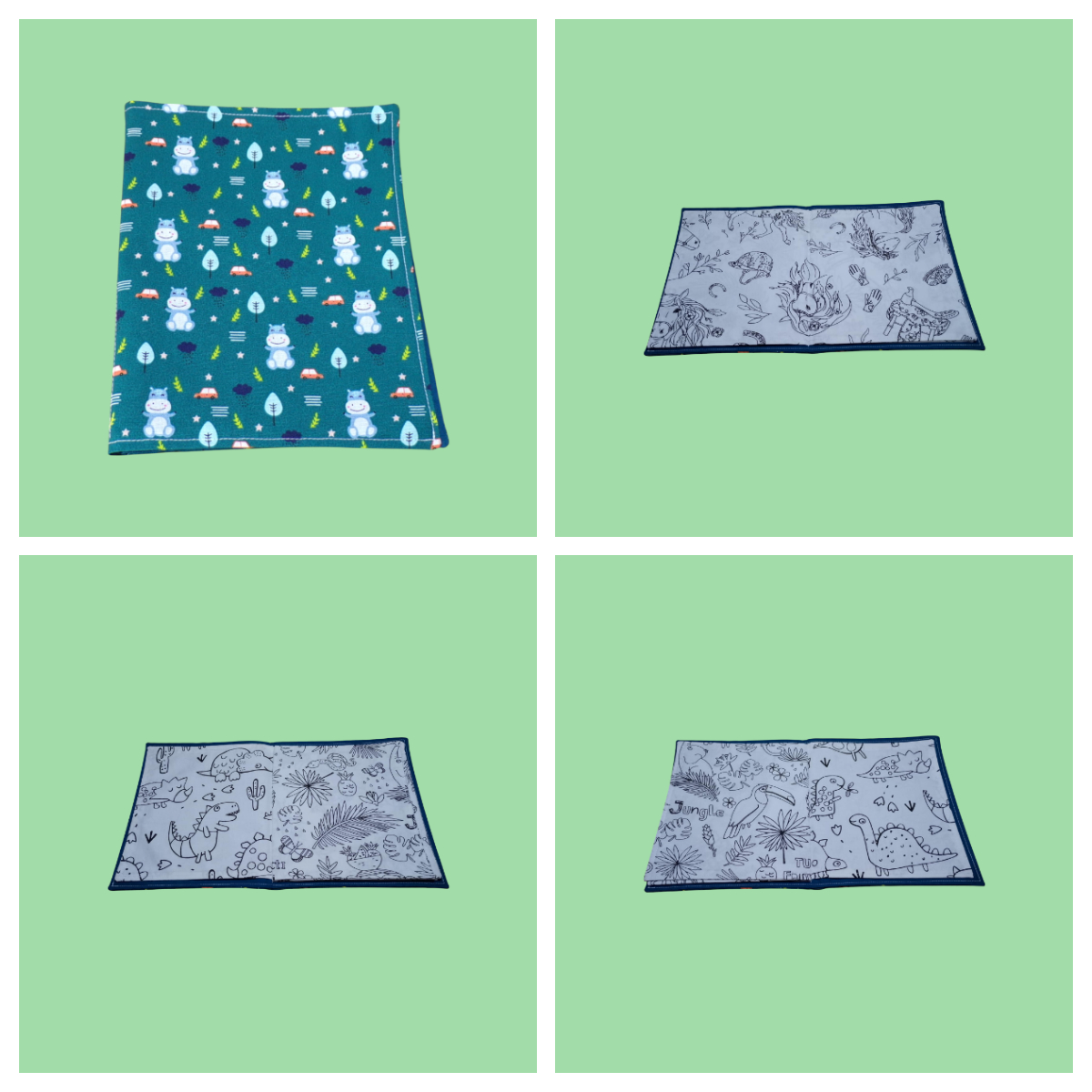 livre, cahier à colorier lavable, réutilisable plusieurs modèles au choix – Image 4