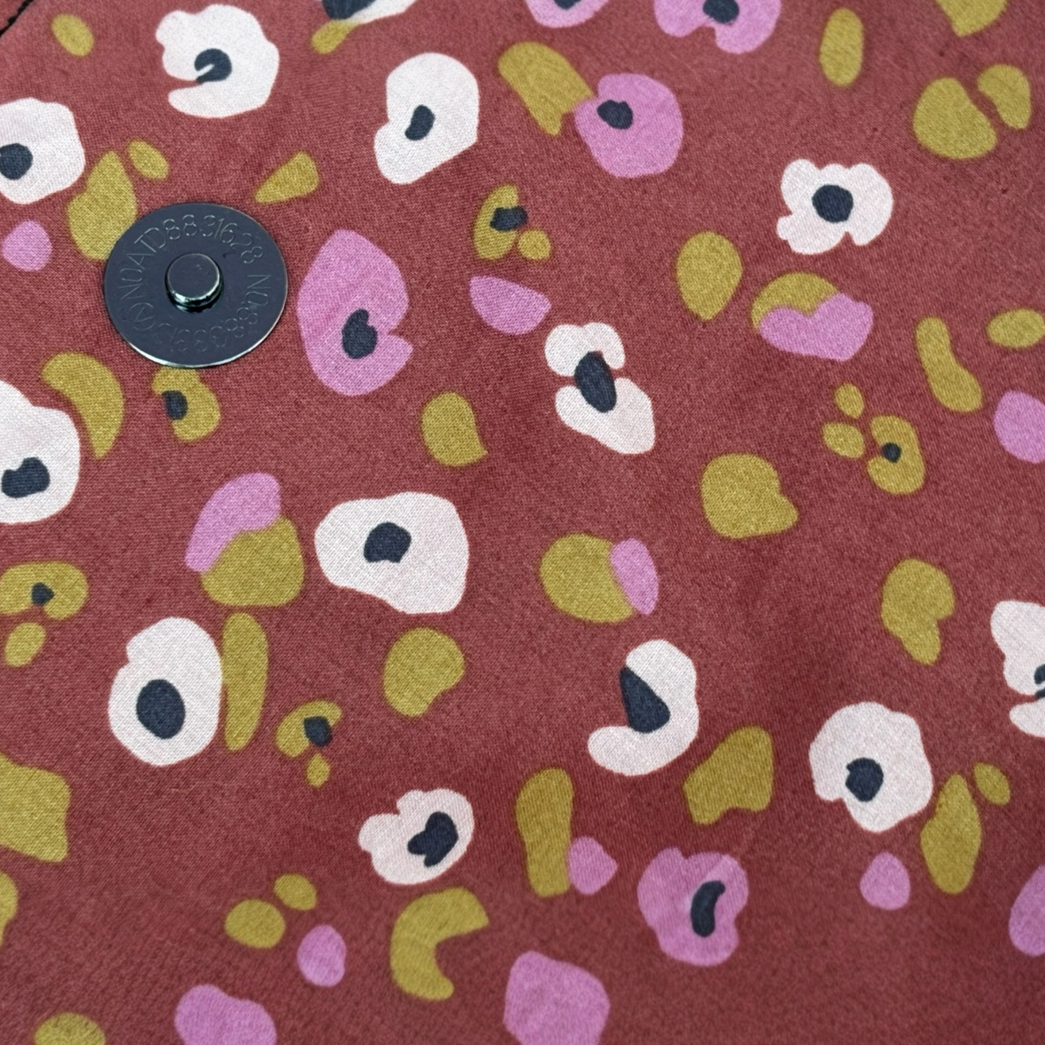 🌸 Sac Besace "P’tite Poulette" – Tissu Fleuri- Création artisanale Française – Image 3