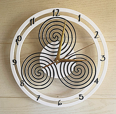 Pendule murale Trisquel