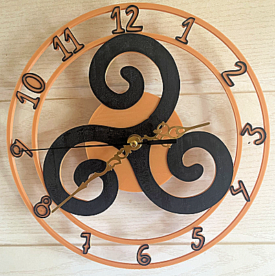 Pendule murale Trisquel Breton