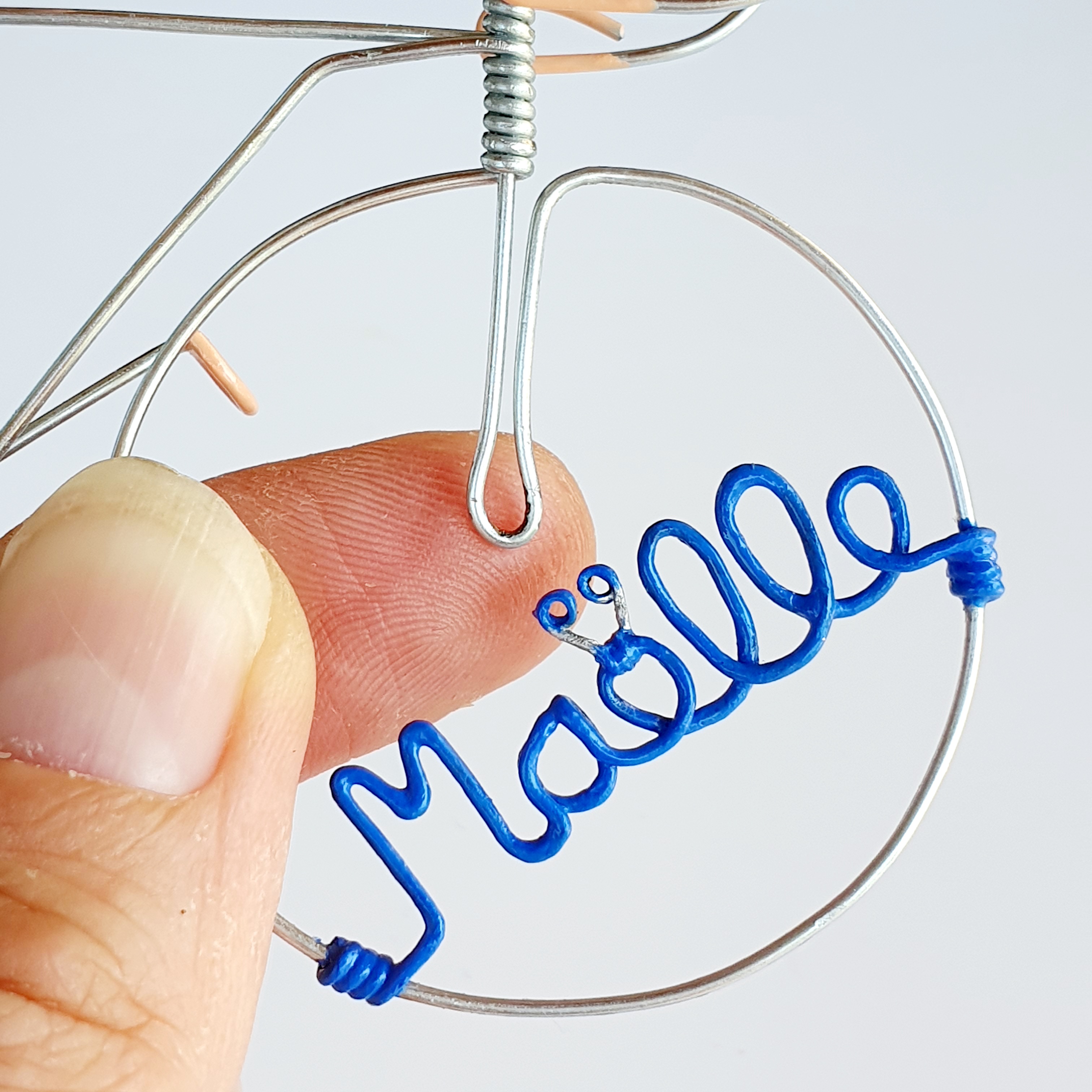 Vélo miniature personnalisé, cadeau avec message – Image 5