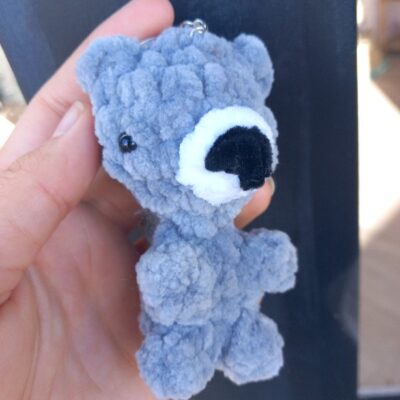 Porte-clé "ours gris"