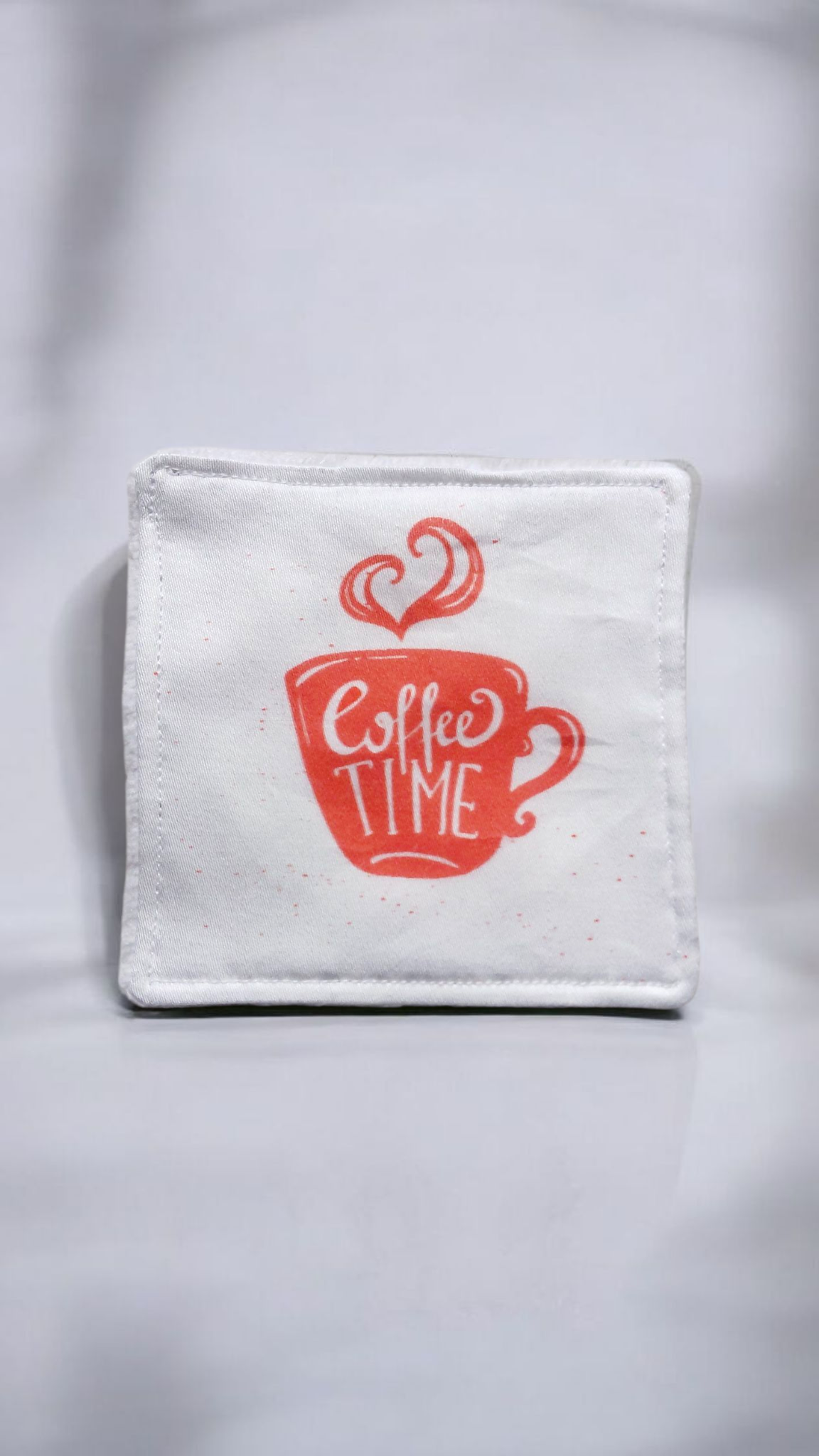 Lot de 4 lingettes démaquillantes lavables motif hiver – fait main en coton et éponge de bambou Oeko-Tex® – Image 3