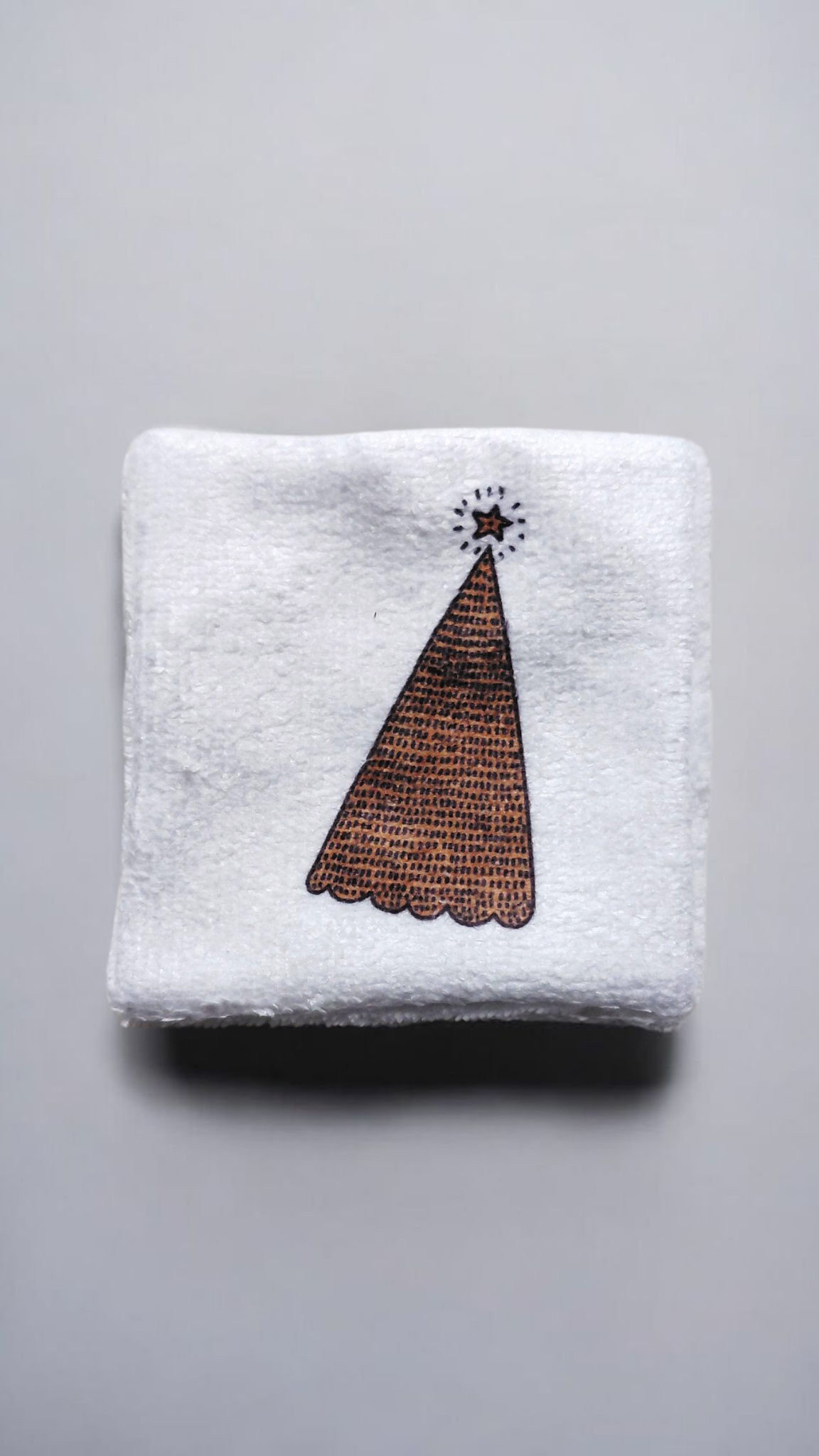 Lot de 4 lingettes double face en éponge de bambou – motif féerique de Noël, fait main et réutilisables – Image 4