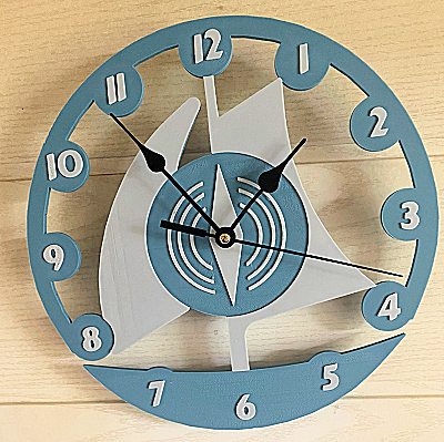 Pendule murale Voilier
