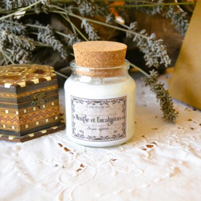 Bougie menthe et eucalyptus