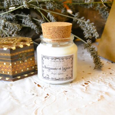 Bougie parfumée bergamote et jasmin