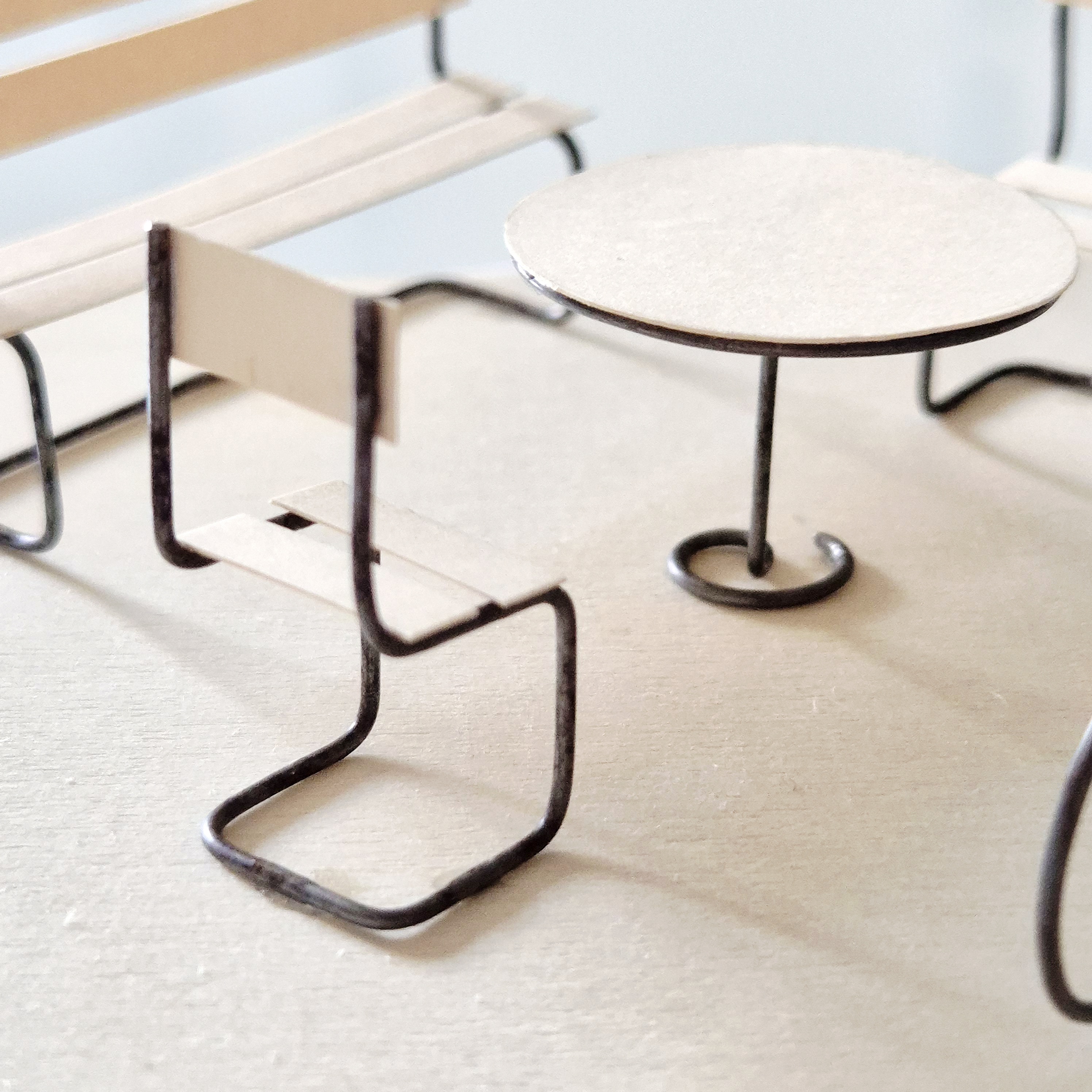 Scène miniature de pause café, diorama vélo, cadeau original – Image 5