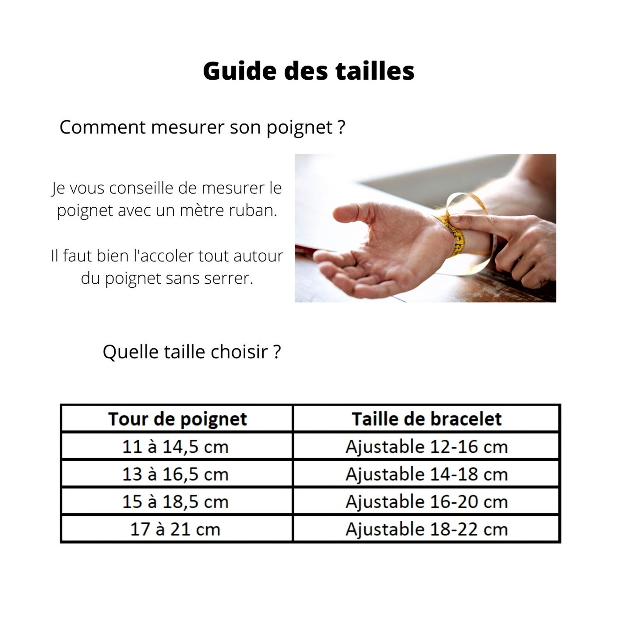 Bracelet message personnalisable – chaîne ajustable – Image 8