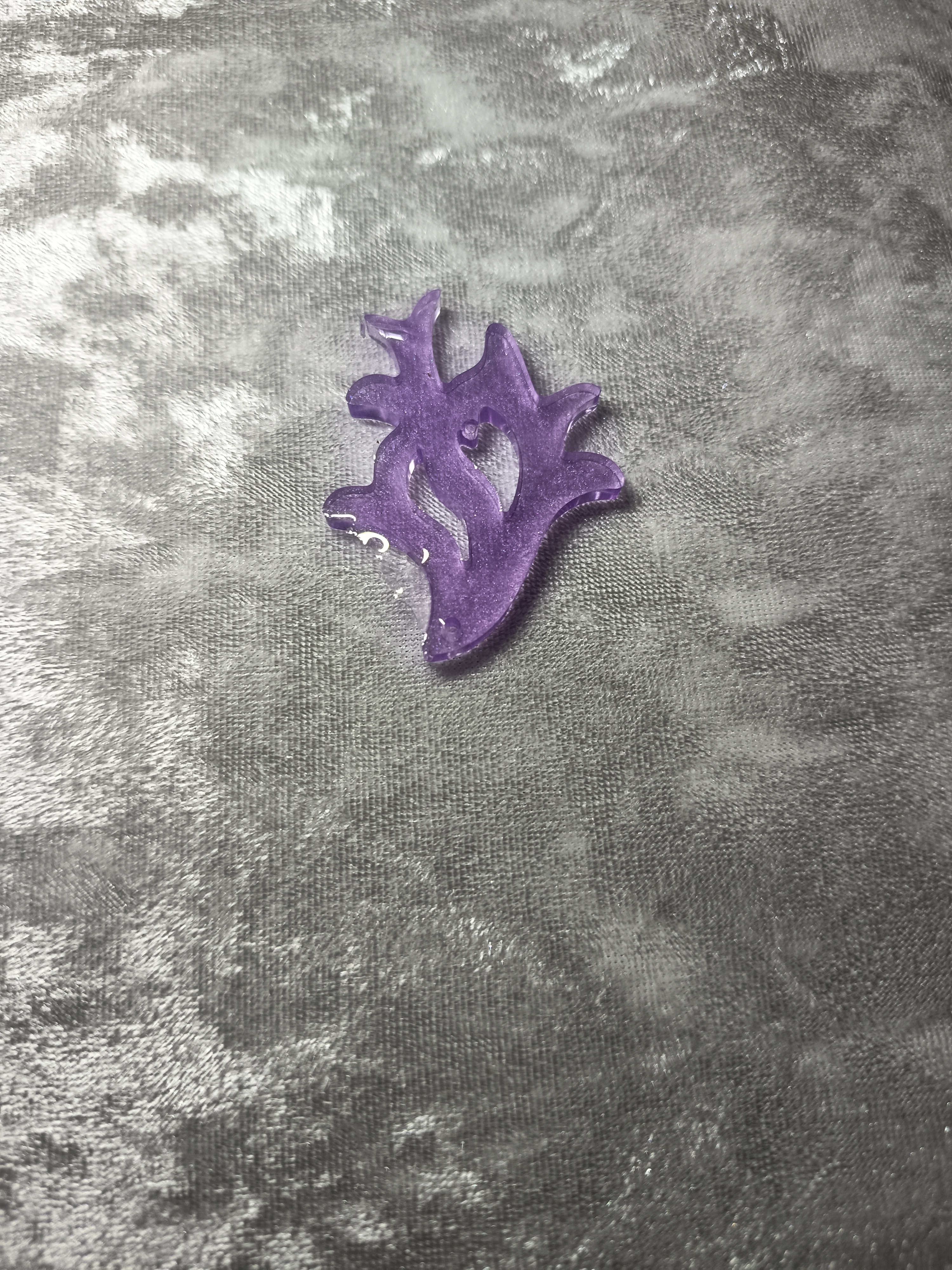 Lot de rennes violets en résine – Image 7