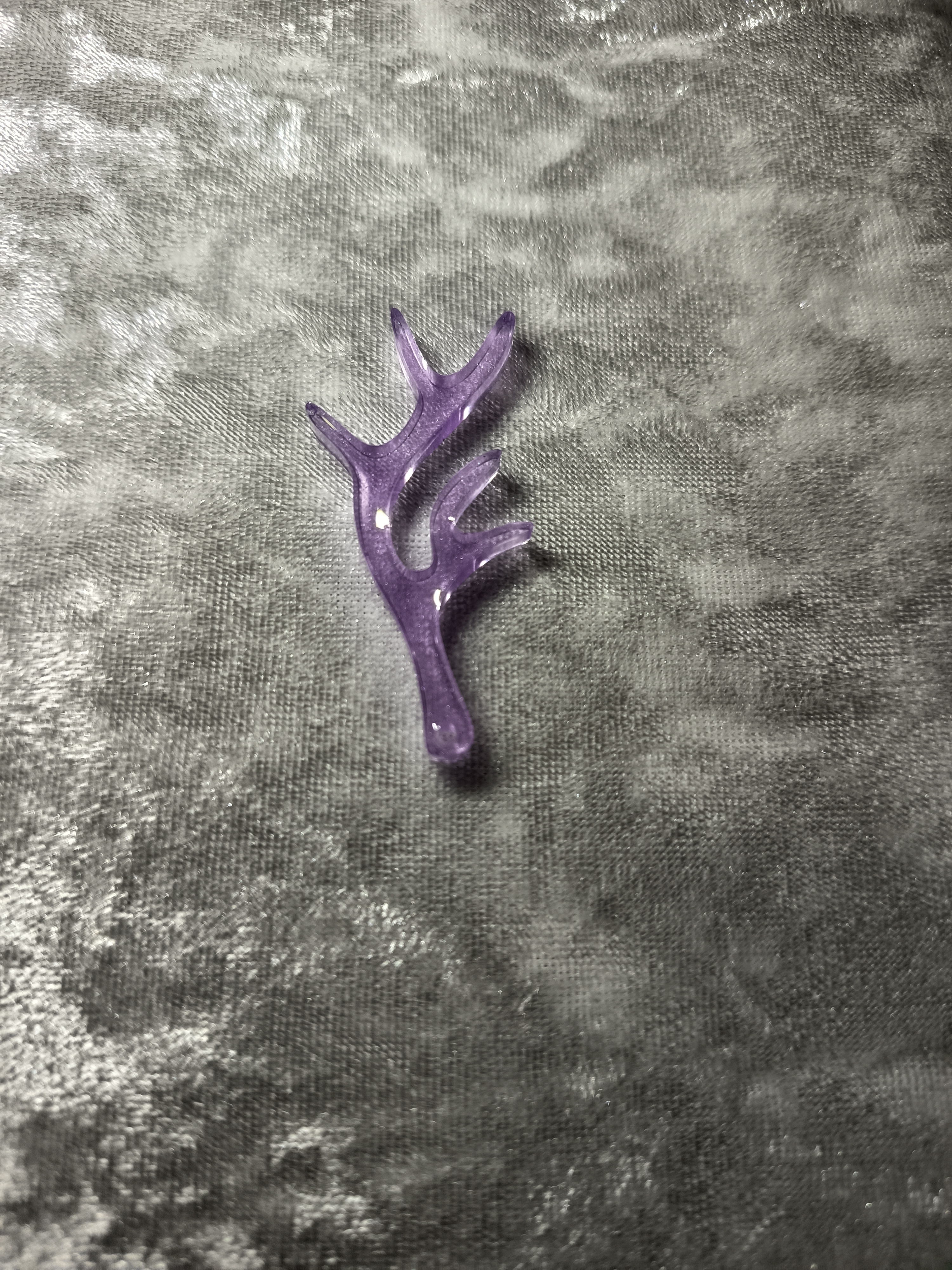 Lot de rennes violets en résine – Image 5