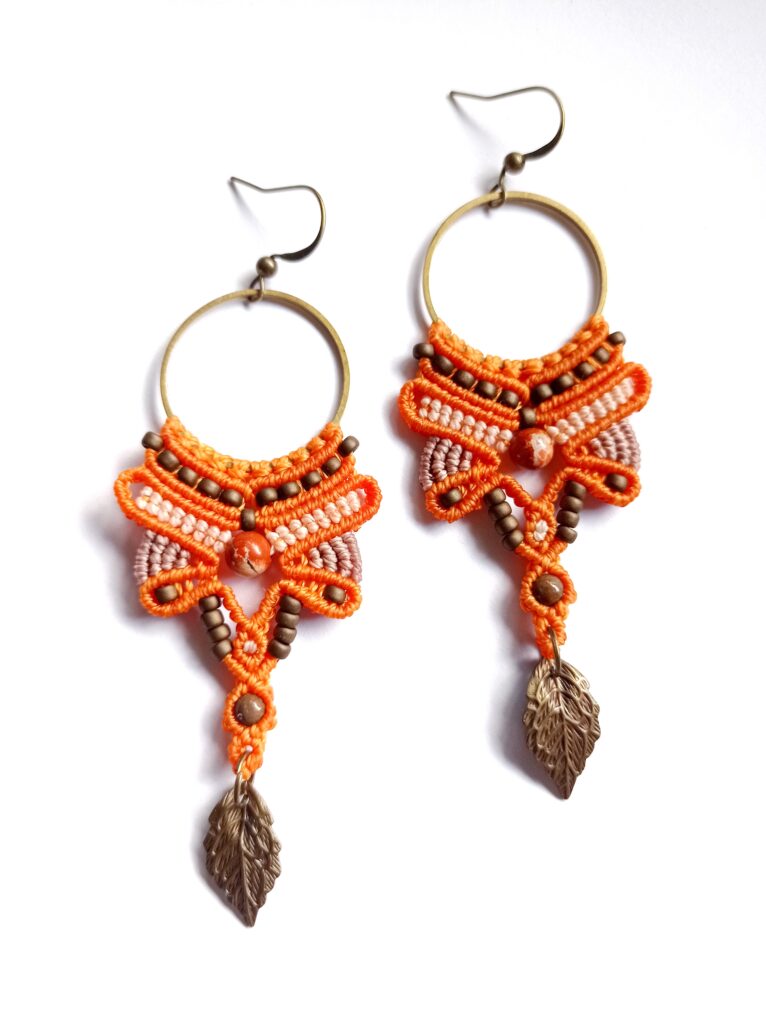 Boucles D'oreilles Vintage Du Créateur Micris - Années 1980 - Couleur Dorée - Occasion En Parfait état