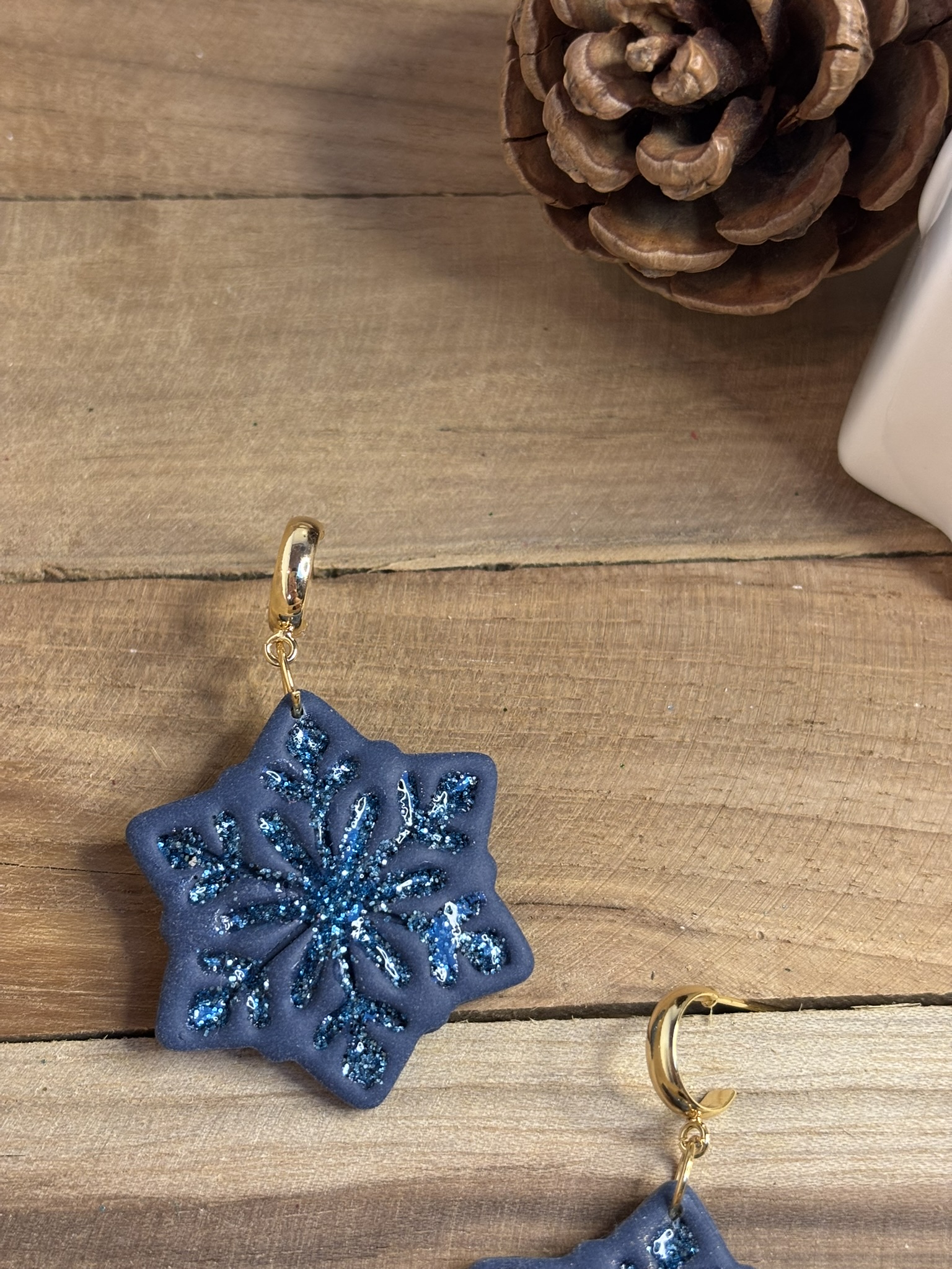 ❄️ Boucles d'oreilles flocons de neige ❄️ – Image 6