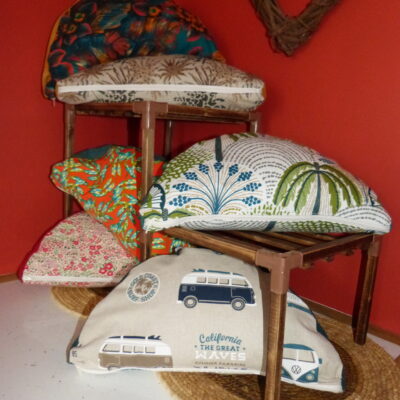 Coussin méditation demi-lune