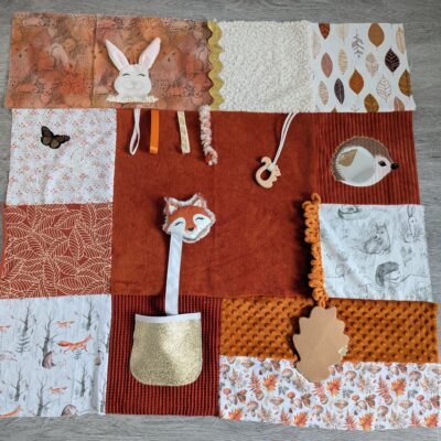 Tapis éveil terracotta