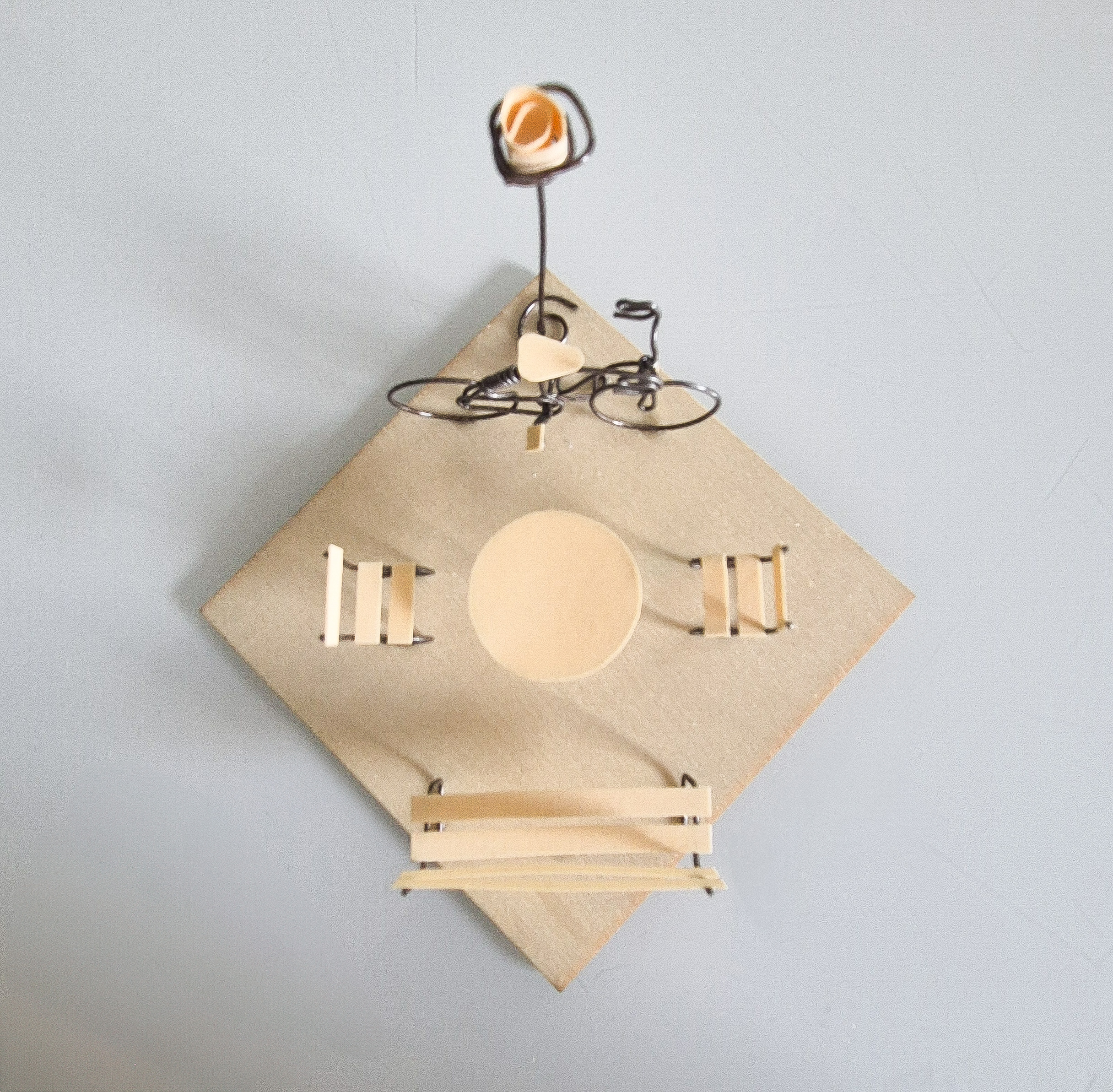 Scène miniature de pause café, diorama vélo, cadeau original – Image 7