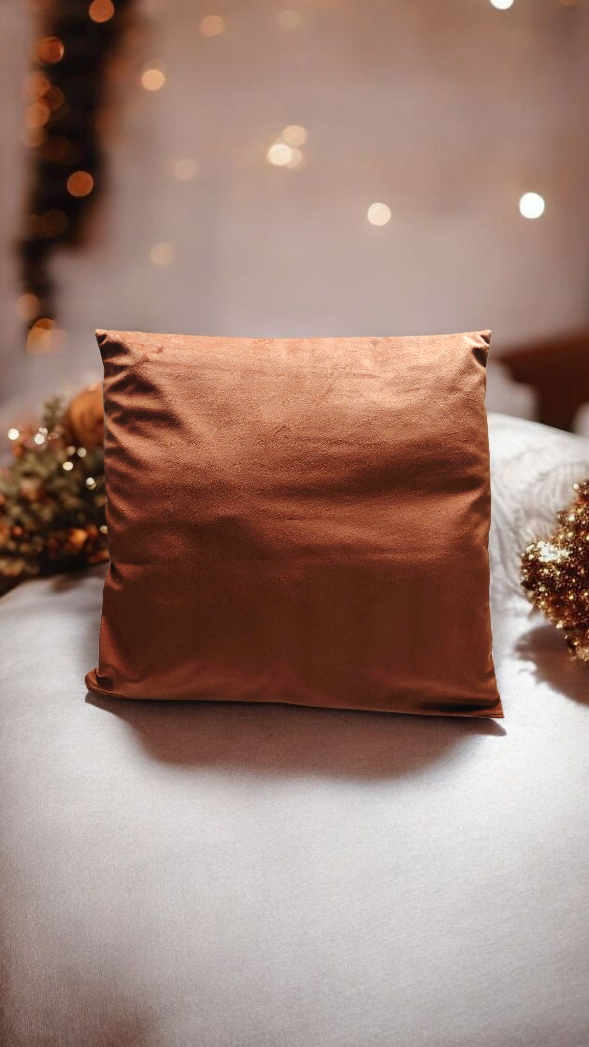 Coussin de Noël fait main – Design casse-noisette – Image 3