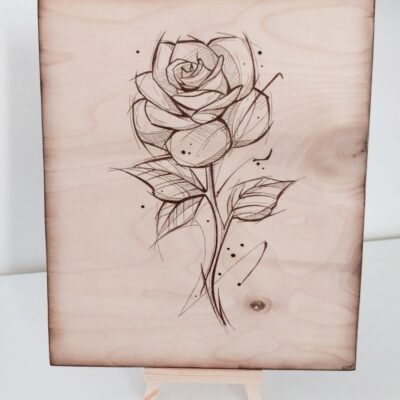 Tableau bois Rose