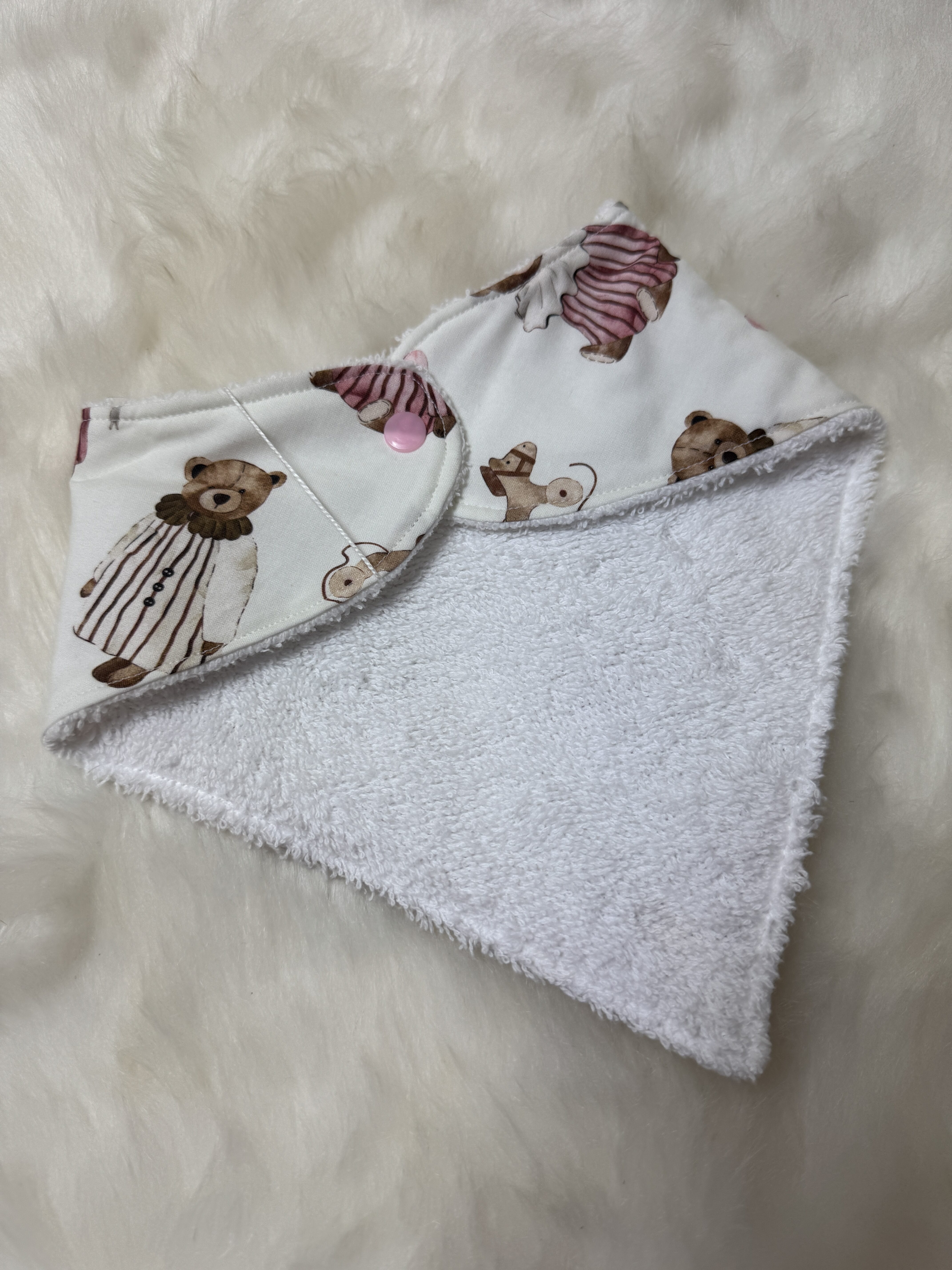 BAVOIR BANDANA COTON ET EPONGE