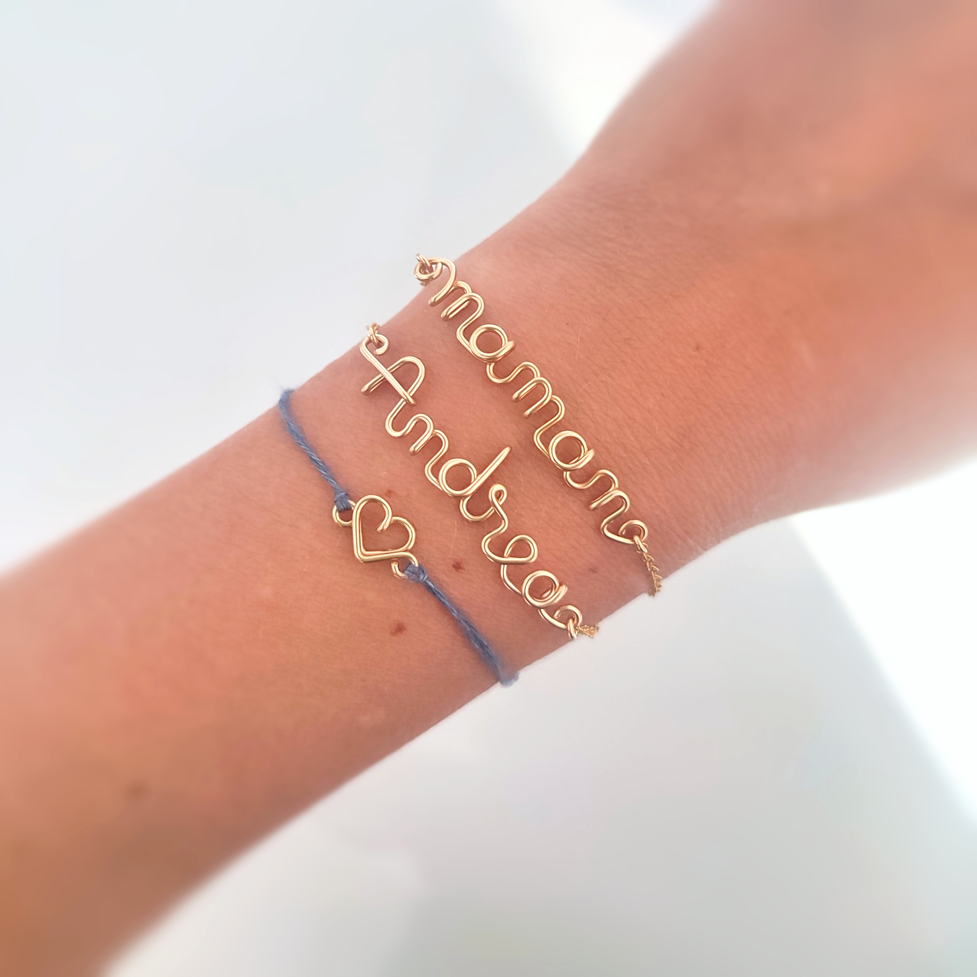 Bracelet message personnalisable – chaîne ajustable – Image 6